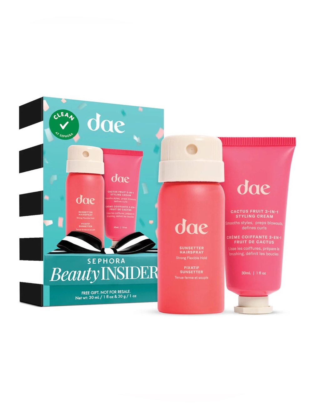 NIB  Dae Cactus Fruit 3-in-1 Styling Cream & Hair Spray Travel Size